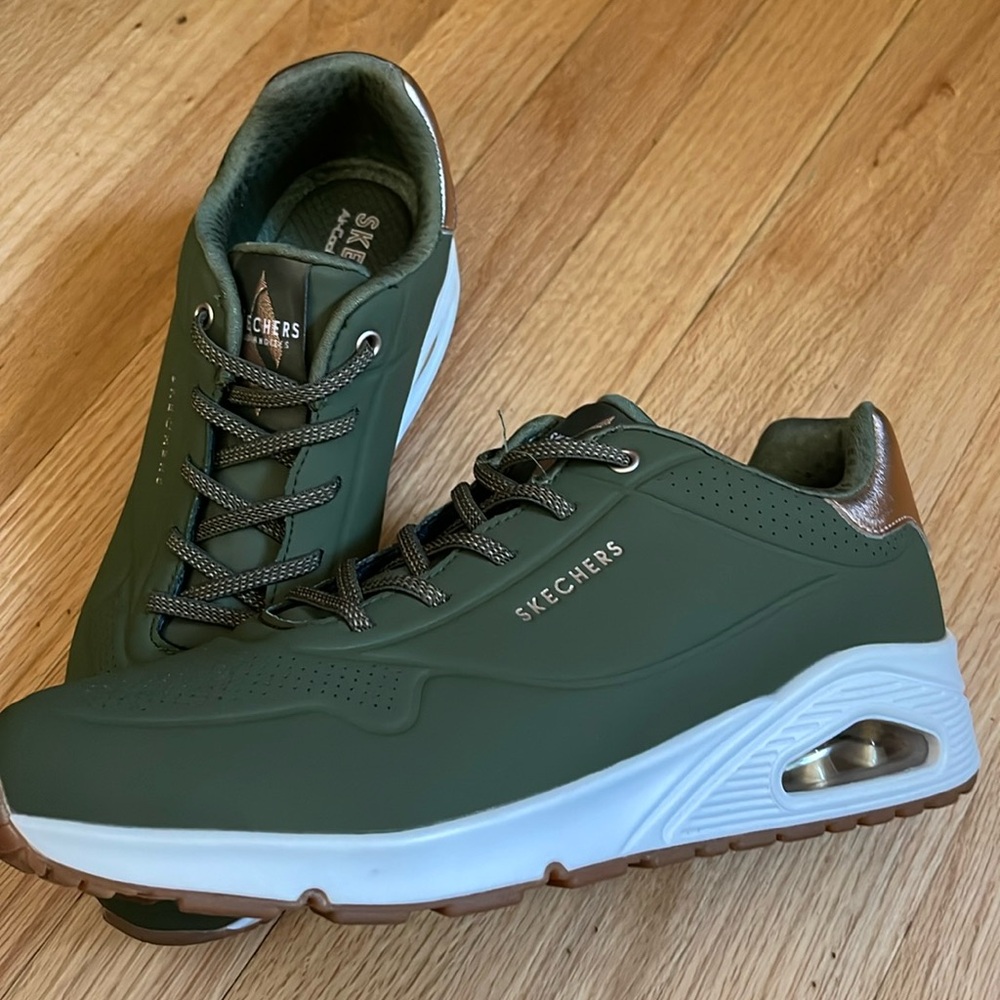 Wedge sneakers, only worn once.